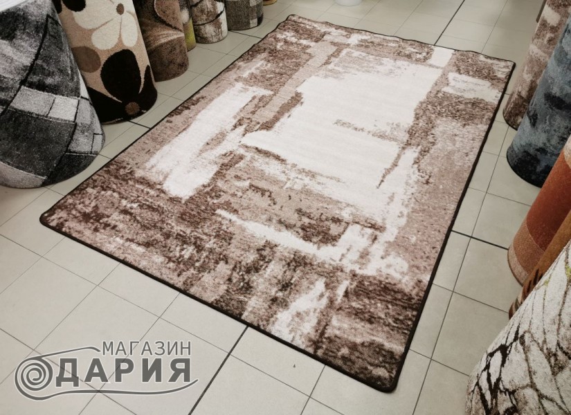 Мокетен килим 112 тъмен беж